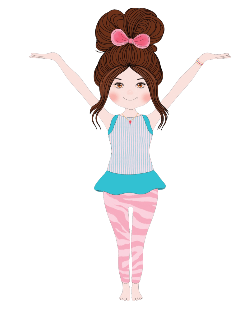 Miss Ruby in Mountain pose